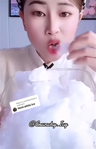 Enjoy the Sound of Crunchy Ice Chunks for ASMR