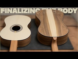Finalizing the Body – Classical Guitar Build with Exotic Wood