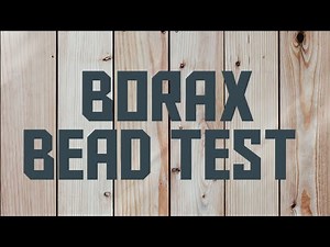 Borax bead Test