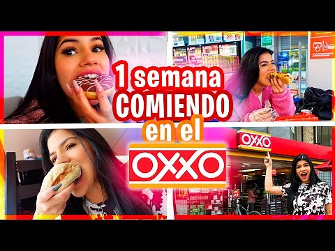 UNA SEMANA COMIENDO en el OXXO - RETO EXTREMO!