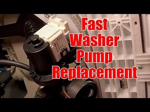 Easy & Fast Pump Replacement on Kenmore Washing Machine From the Bottom!