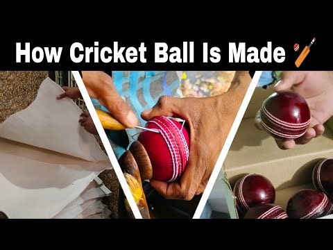 How It's Made: Leather Cricket Ball 🏏
