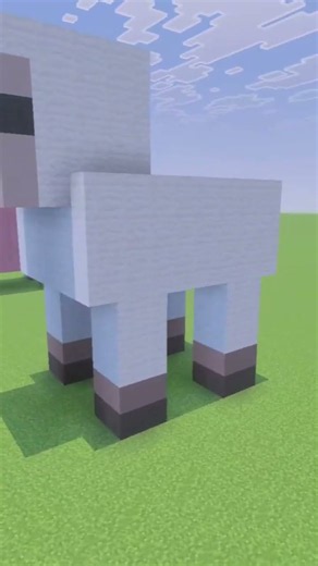 I Built the CUTEST Baby Sheep in Minecraft 🐑🥹