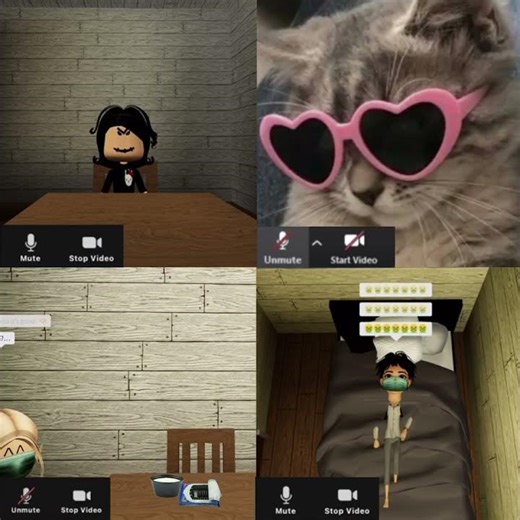 Zoom classes be like-😭👏😍