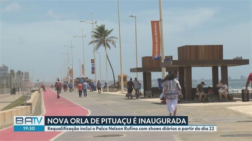 Nova orla de Pituaçu é inaugurada