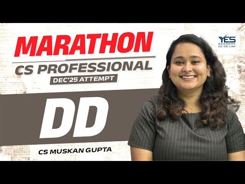 CS Professional CMADD MARATHON for Dec 25 (Part 1) | CMADD CS Muskan Gupta