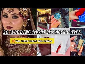 20 Wedding Night Advices & Tips✨ for Bride to Be's to Prepare Yourself for your big day