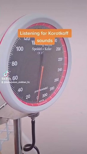 Korotkoff Sounds- How to Record a Manual Blood Pressure (BP).