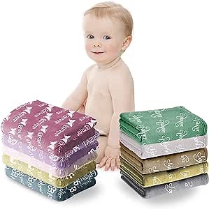 Personalized Baby Blankets for Girls and Boys with Name - Custom Baby Blankets Baby Blanket Boy Personalized Baby Boy Gifts for Newborn, Christmas - Baby Name Blanket