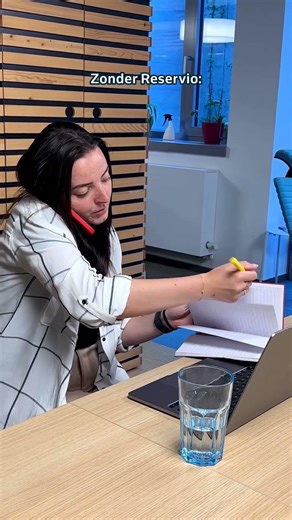 Zonder Reservio: chaos, stress en steeds onderbroken worden 😩