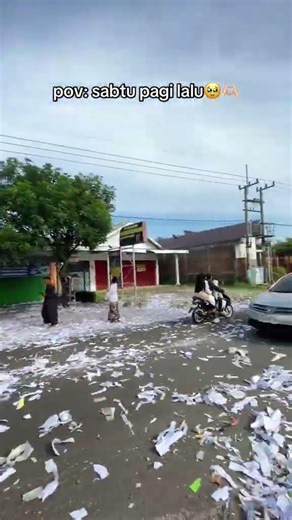 Sabtu Pagi cerah hari idul Fitri.