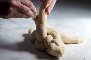 How To Braid A 4-Strand Challah, Bakery Style - Between Carpools