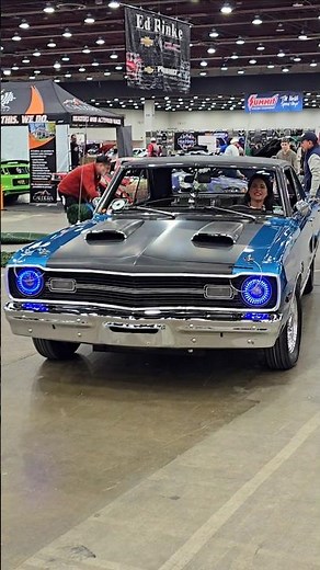 1973 Dodge Dart Swinger Classic Car Drive By Engine Sound Detroit Michigan Autorama 2026