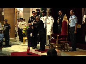 President Mukherjee presents the National Child Awards for Exceptional Achievement 2014