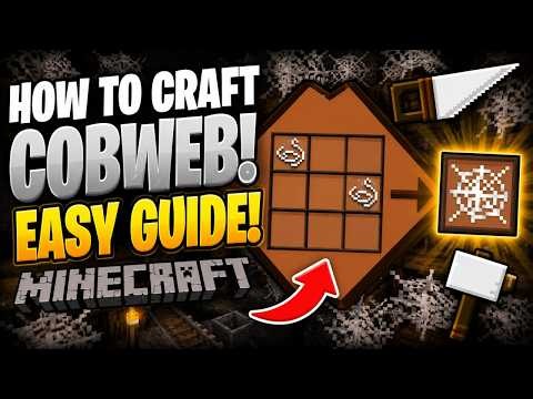 How to Craft a Cobweb in Minecraft (Data Pack)