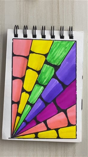 Doodle Zentangle Drawing 3D Zentangle Pattern Stress Relief Art 2026 #youtubeshorts #shortsfeed #art