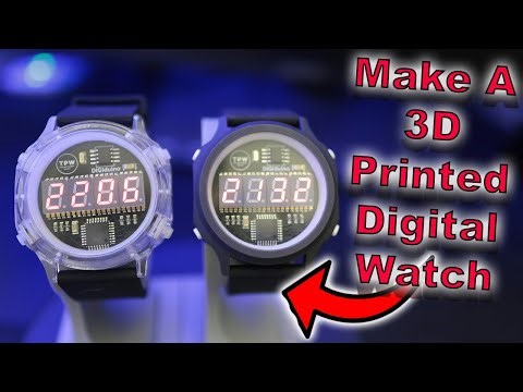 DIGIduino - 3D Printed Digital Watch You Can Make