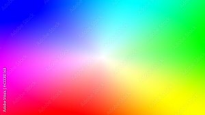 Soft Spinning Rainbow of All Colors Color Picker Stock Video