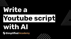 How to generate YouTube video scripts using AI