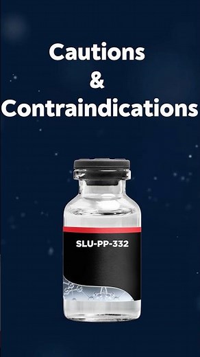 Side Effects of SLU-PP-332#SLUPP332 #Cautions #HealthAwareness #ResponsibleUse #peptides #male #fit