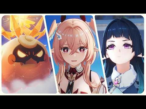 Linnea VS Celaeno - Pokemon Battle! (Cutscene) Linnea Story Quest | Genshin Impact 6.5