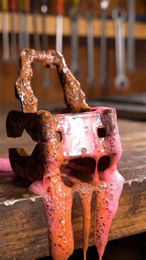 INSANE Hot Pink Foam TRANSFORMS Rusty Door Hinges in Seconds! 😮🧪