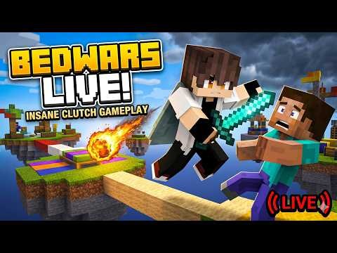 Minecraft Java BedWars LIVE 🔥 Insane PvP Clutches & Bed Defenses | DKFreefire53 #BedWars #dkgamerz53