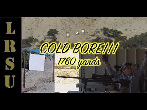 Long Range Shooting 1 Mile vs Milk Jug FIRST SHOT!!!