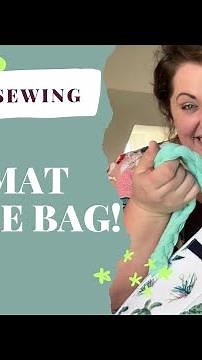 Dish drying mat… duffle bag?? @dollartree #sewing #crafts