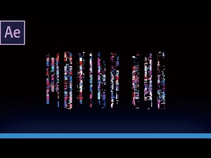 【After Effects】グリッチ風テキストアニメーションのチュートリアル【After Effects tutorial | No plug in】