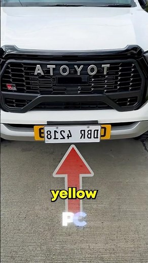 Why Use Yellow License Plates?