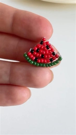 DIY Beaded Watermelon 🍉 | Easy Bead Tutorial #diy
