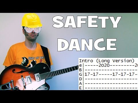 Men Without Hats Safety Dance Guitar Chords Lesson & Tab Tutorial