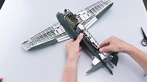 Zero Fighter. 1:18 scale model kit. Die-cast metal with working lights & sounds | Agora Models