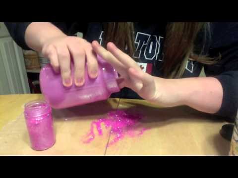 Glitter Mod Podge DIY