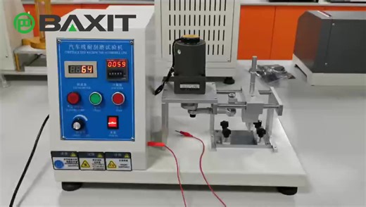 Automobile Wires Abrasion Resistance Tester Cable Scratch Resistant Testing Machine  by Glomro