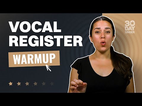 Vocal Warm Ups: Registers! - Easy Singing Lesson | 30 Day Singer