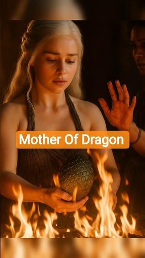 "She Touched Fire… and Fire Obeyed. 🔥👑 | Birth of the Unburnt"#gameofthrones#edit #motherofdragons