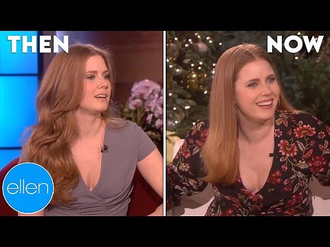 Then & Now: Amy Adams' First vs. Last Appearances on The Ellen Show