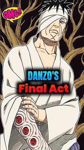 Danzo’s Final Secret After Death 😱🔥#naruto #sasuke #obito #danzo