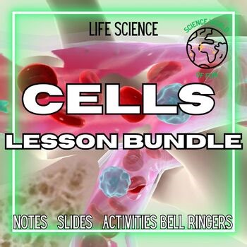 Cells Lesson Bundle - Notes, Slides and Activities - Animal Cell Organelles