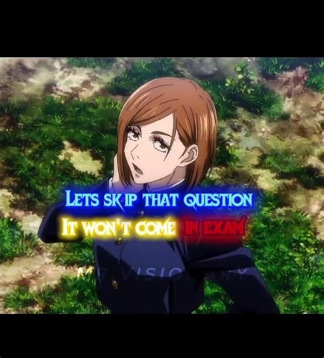 Lets skip that question it won't come in exam.Meanwhile that question in exam..💀💔🔥