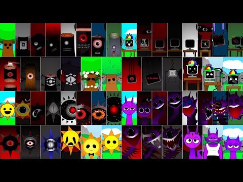 Incredibox Sprunki Mix: Mr.Tree Vs Mr.Fun Computer Vs Mr.Sun Vs Durple Battle