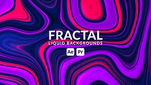 Fractal Liquid Backgrounds