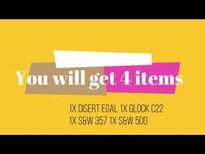 Free realistic Gun Pack For Unity [ 4K Textures AND 4 Type of skins]