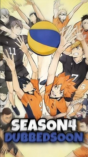 Haikyuu Season 4 Is Going To Dubbed Soon || Haikyuu Anime 🔥 #shorts #anime #haikyuu
