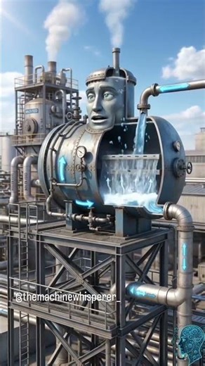 deaerator removes dissolved oxygen& gases from feedwater preventing corrosion increasing efficiency.