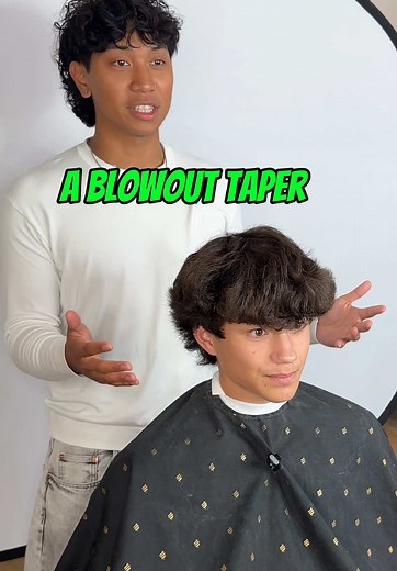 Blowout Taper with Textured Fringe: The Next Big Trend