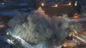 Nursing building imploded