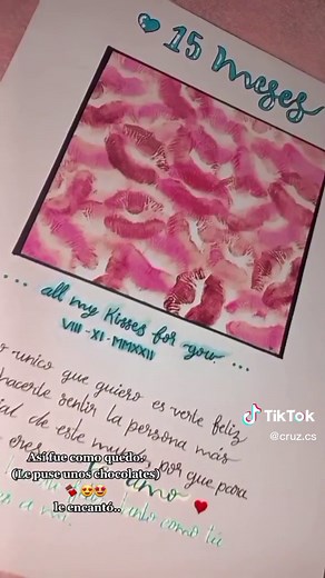 ¿Ya le hicieron la carta de kisses a su novio?😍🙈❤️ #fyp #kiss #viral #fypシ
